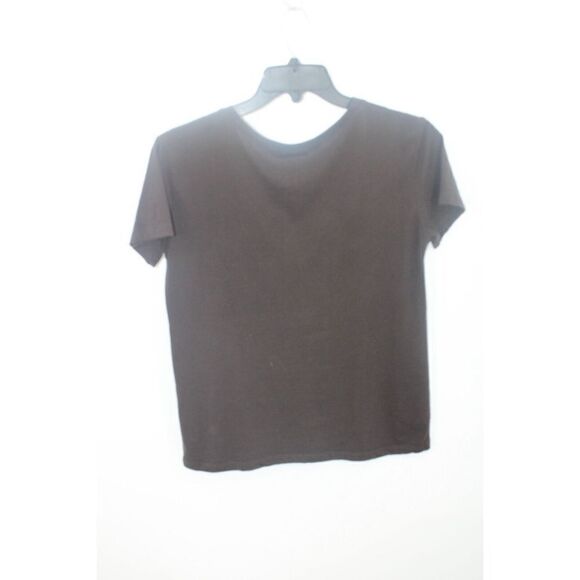 CHASER BITING LIP GLITTER BLACK TEE SHIRT SIZE SMALL - Picture 4 of 7